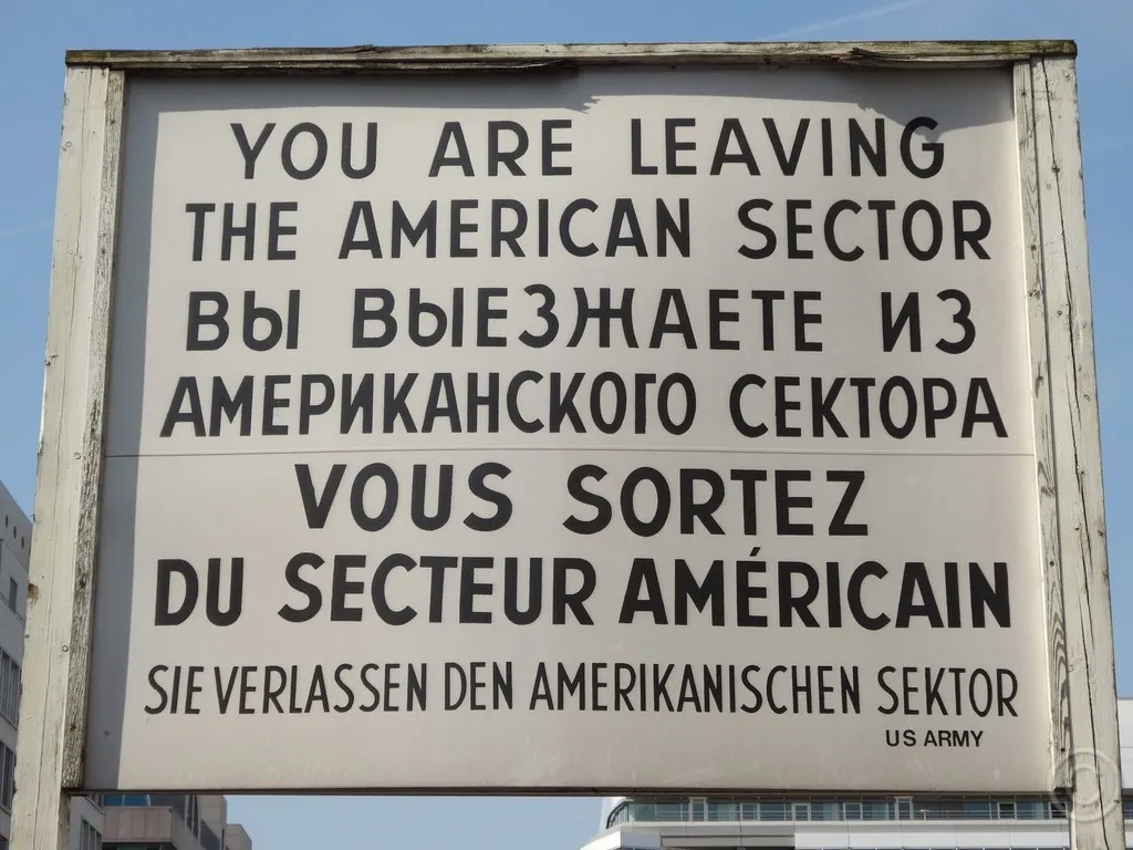 Checkpoint Charlie in Berlin