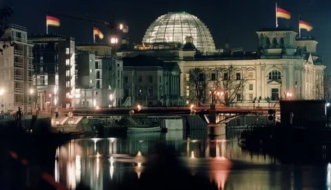 Reichstag am Abend