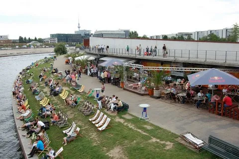 Berlin Spree Schifffahrt Strandbar